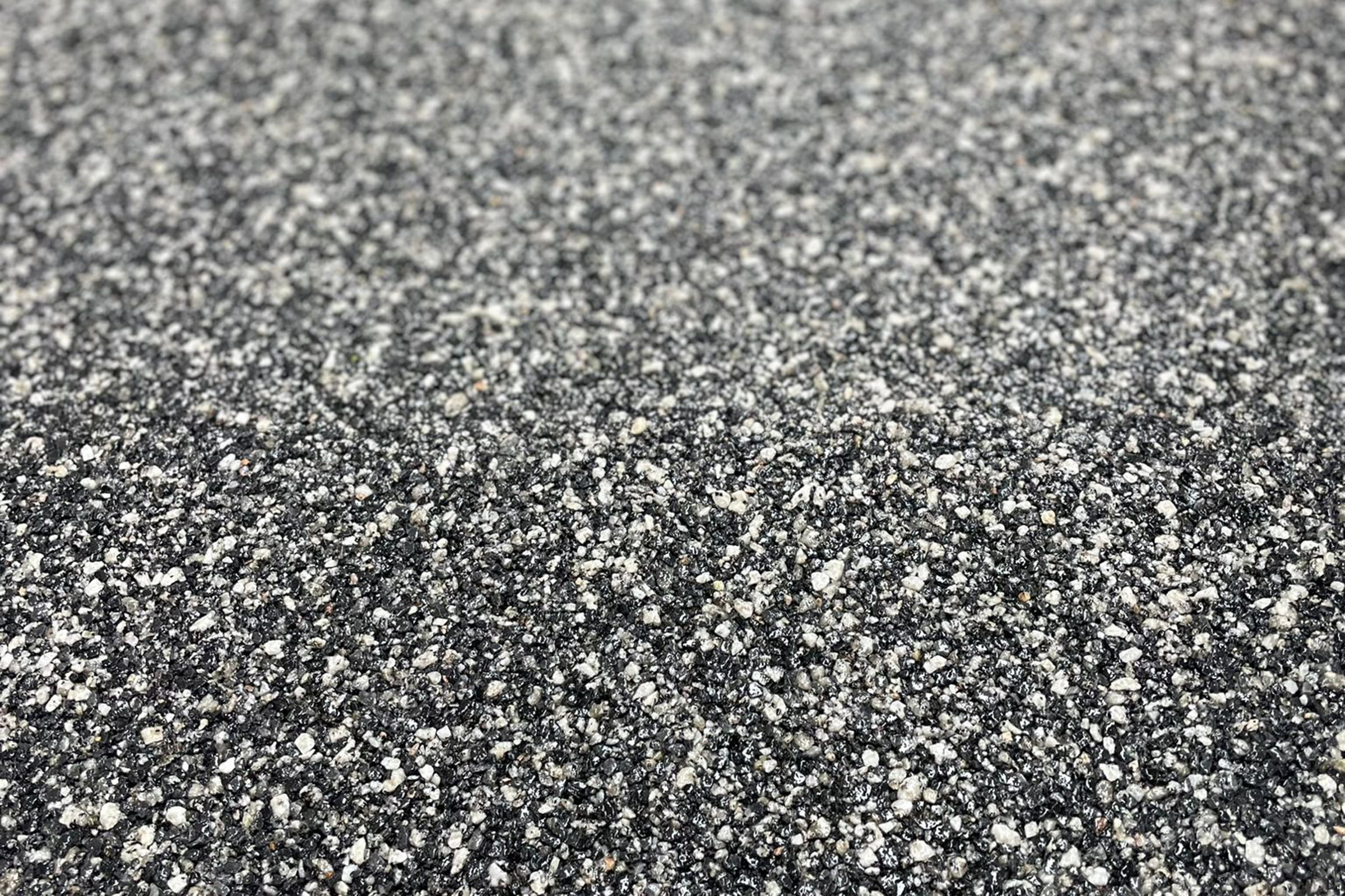 Close-up of resin-bound surface