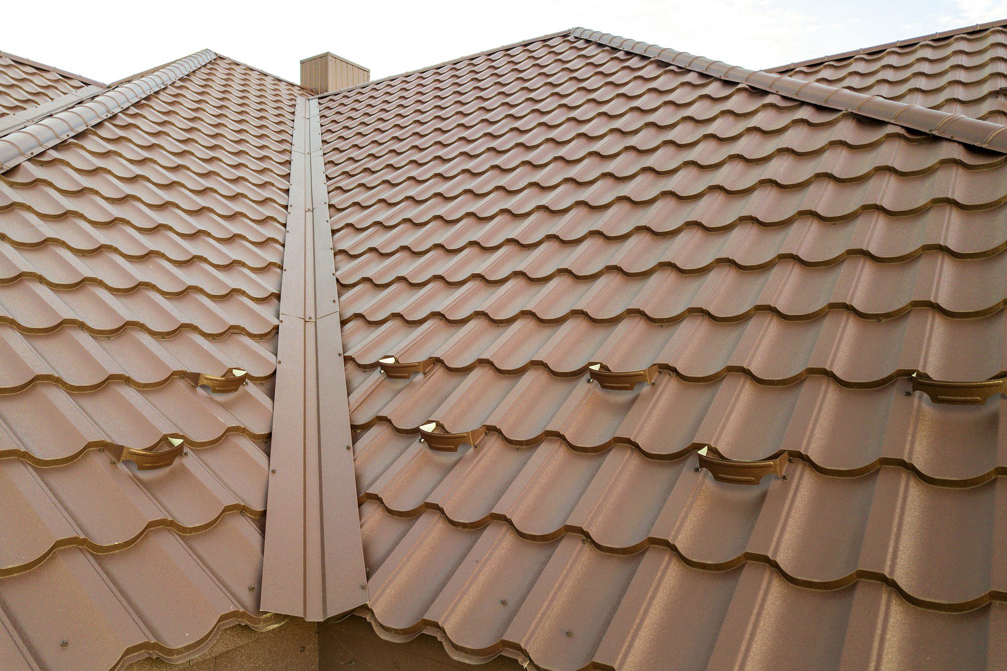 Close-up of quality roof tiles